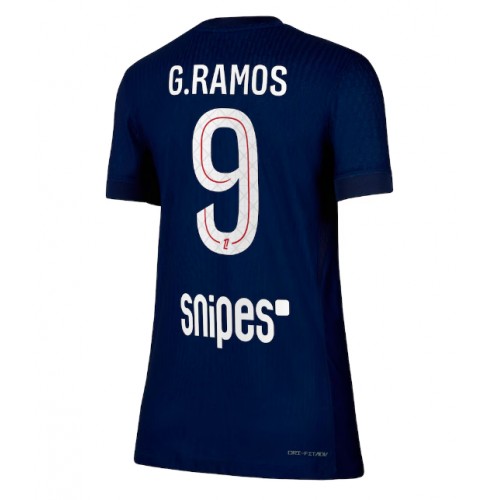 Stroje piłkarskie Paris Saint-Germain Goncalo Ramos #9 Koszulka Podstawowej dla damskie 2025-26 Krótki Rękaw